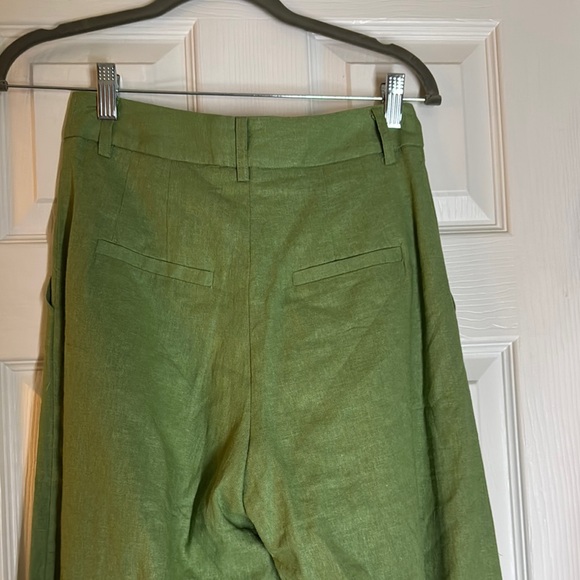 Deluc Muted Green Flare Pants - Picture 4 of 9